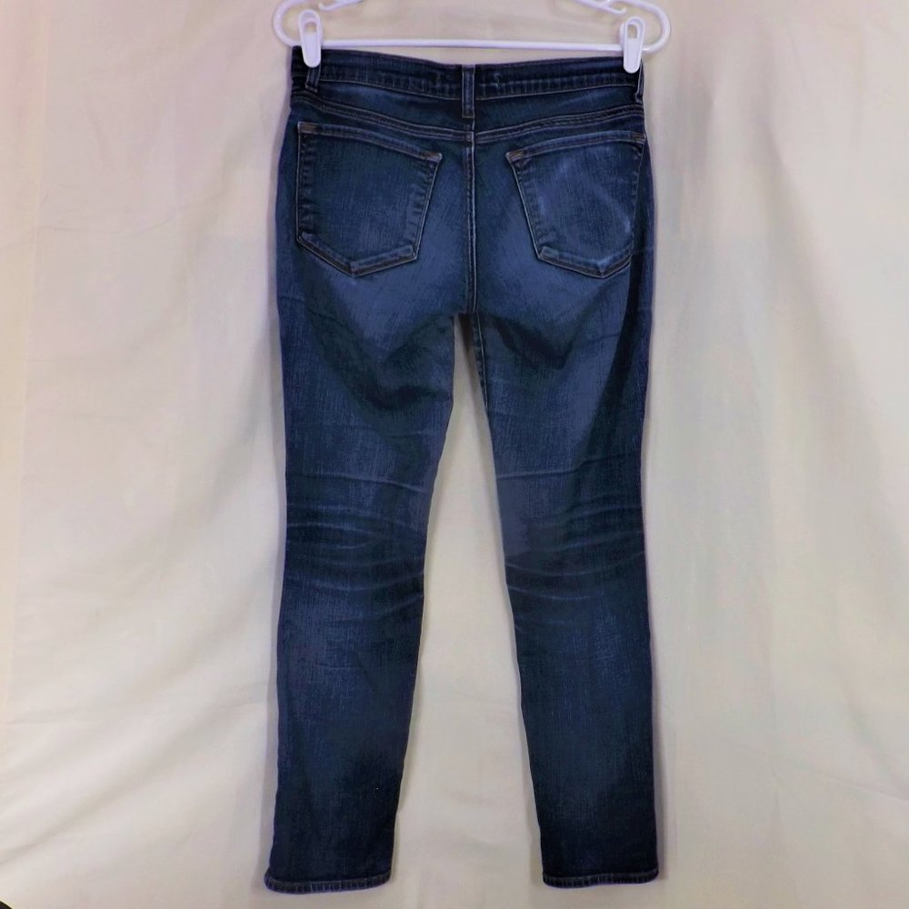 J Brand 5 Pocket Style Blue Denim Light Distress Med-Dark Wash Jeans Pants 27 - Picture 9 of 14